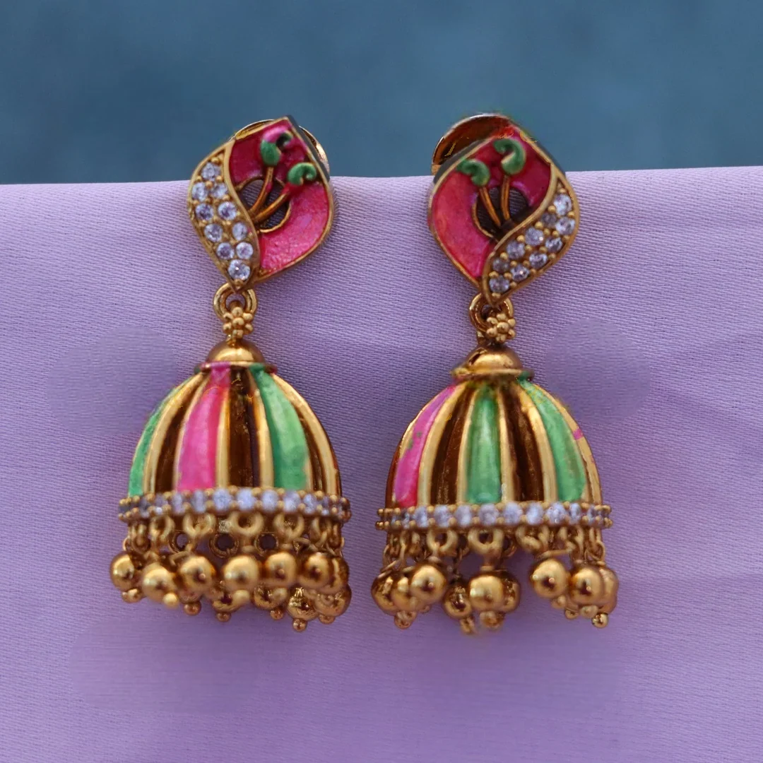 Exquisite Multicolor Jhumkas